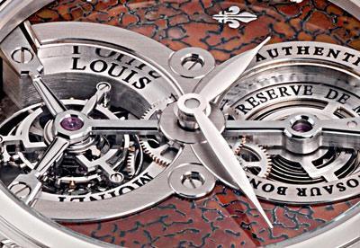 ساعت ساخته شده از استخوان دایناسور از برند louis moinet 1
