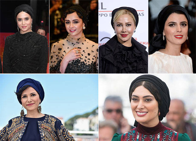 جواهرات و گوشواره بازیگران زن ایرانی در جشنواره های بین الملی فیلم