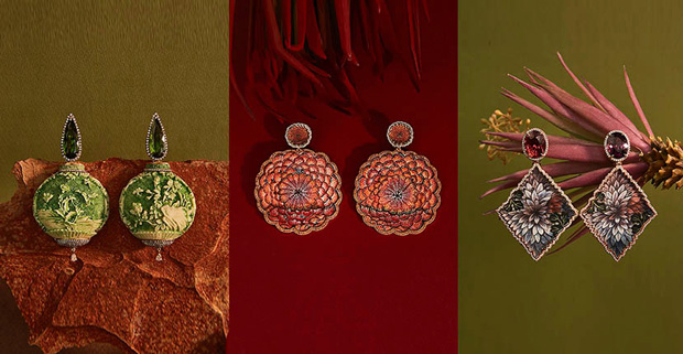 پارچه هایی که به جواهرات جدید سیلویا فرمانوویچ الهام بخشید