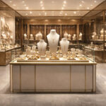 ویترین طلافروشی مدرن